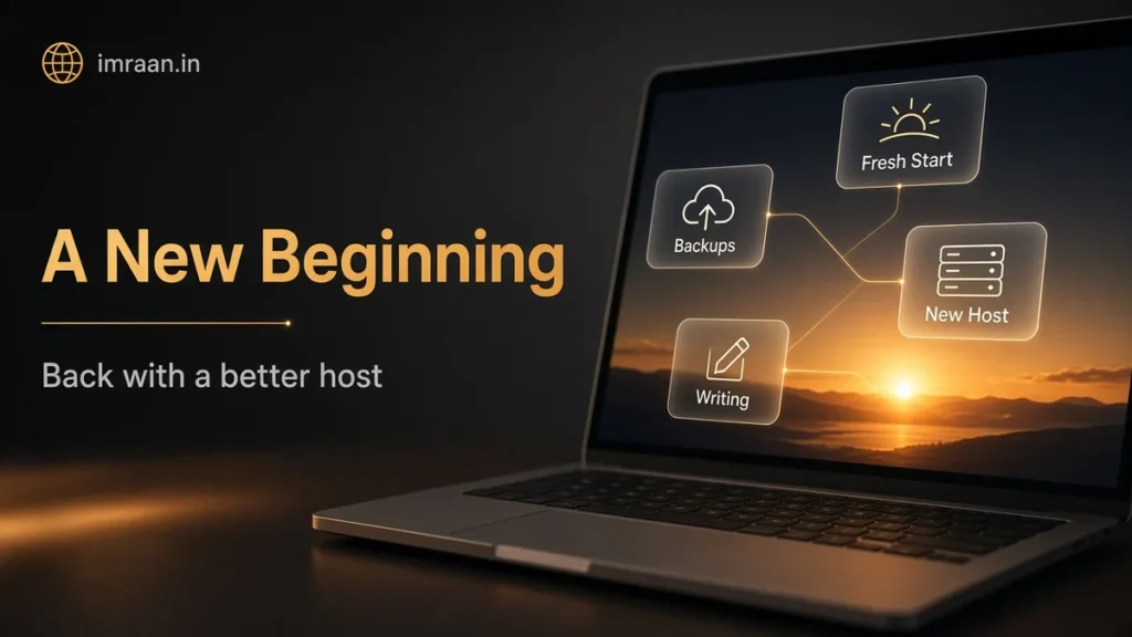 A New Beginning illustration: Back with a better host