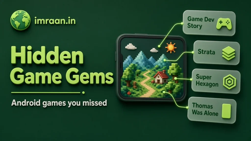 Hidden Game Gems illustration: Android games you missed