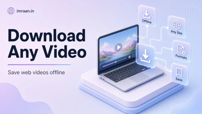 Download Any Video illustration: Save web videos offline