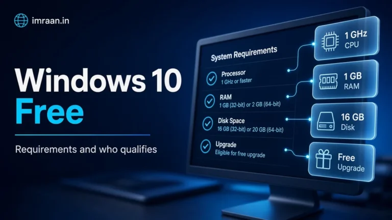 Windows 10 Free illustration: Requirements and who qualifies