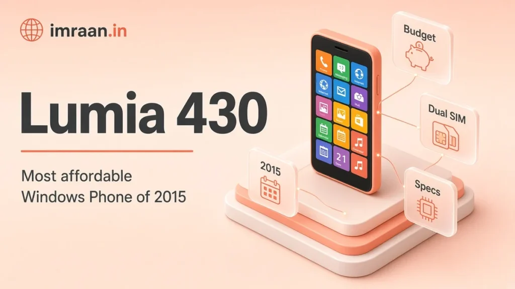 Lumia 430 illustration: Most affordable Windows Phone of 2015