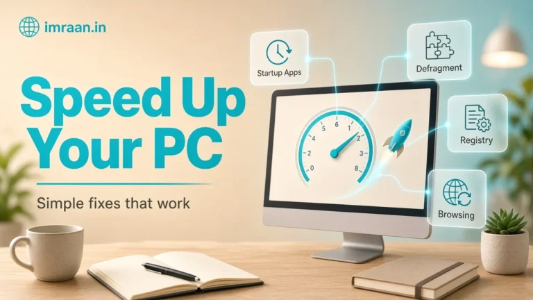 Speed Up Your PC illustration: Simple fixes that work