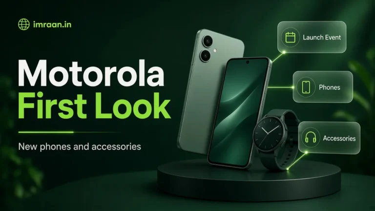 Motorola First Look illustration: New phones and accessories