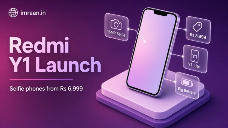 Redmi Y1 Launch illustration: Selfie phones from Rs 6,999