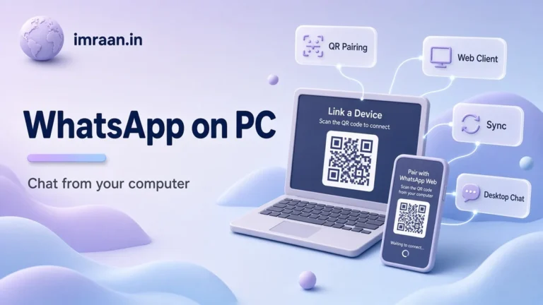 WhatsApp on PC illustration: Chat from your computer