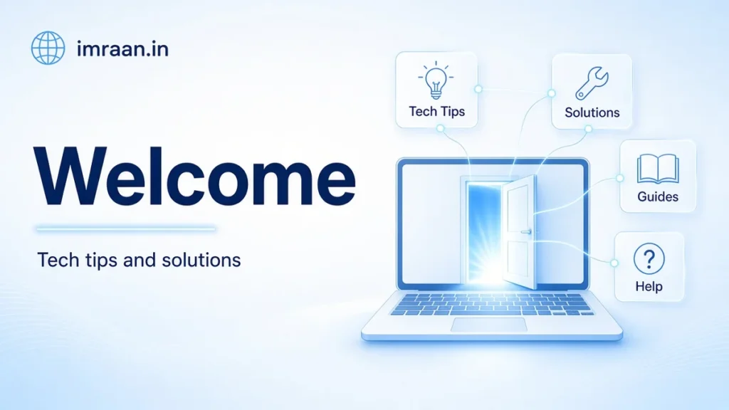 Welcome illustration: Tech tips and solutions