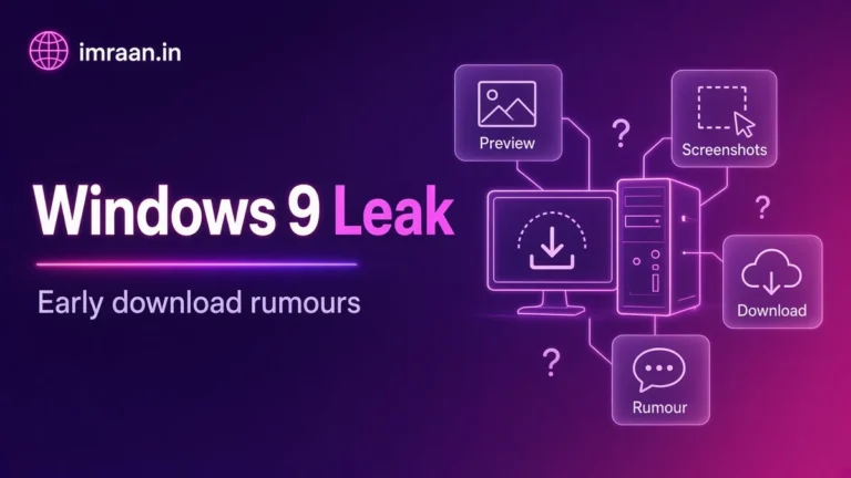 Windows 9 Leak illustration: Early download rumours