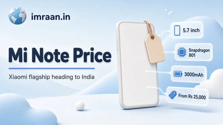 Mi Note Price illustration: Xiaomi flagship heading to India