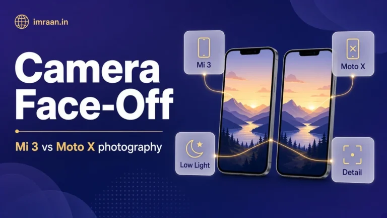 Camera Face-Off illustration: Mi 3 vs Moto X photography